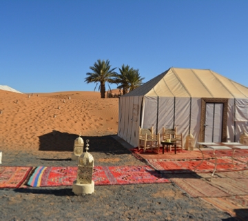 Desert camp Merzouga