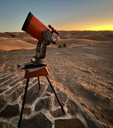 Discover Merzouga Stargazing: Sahara AstroCamp Adventure with the Dobsonian Telescope 400mm